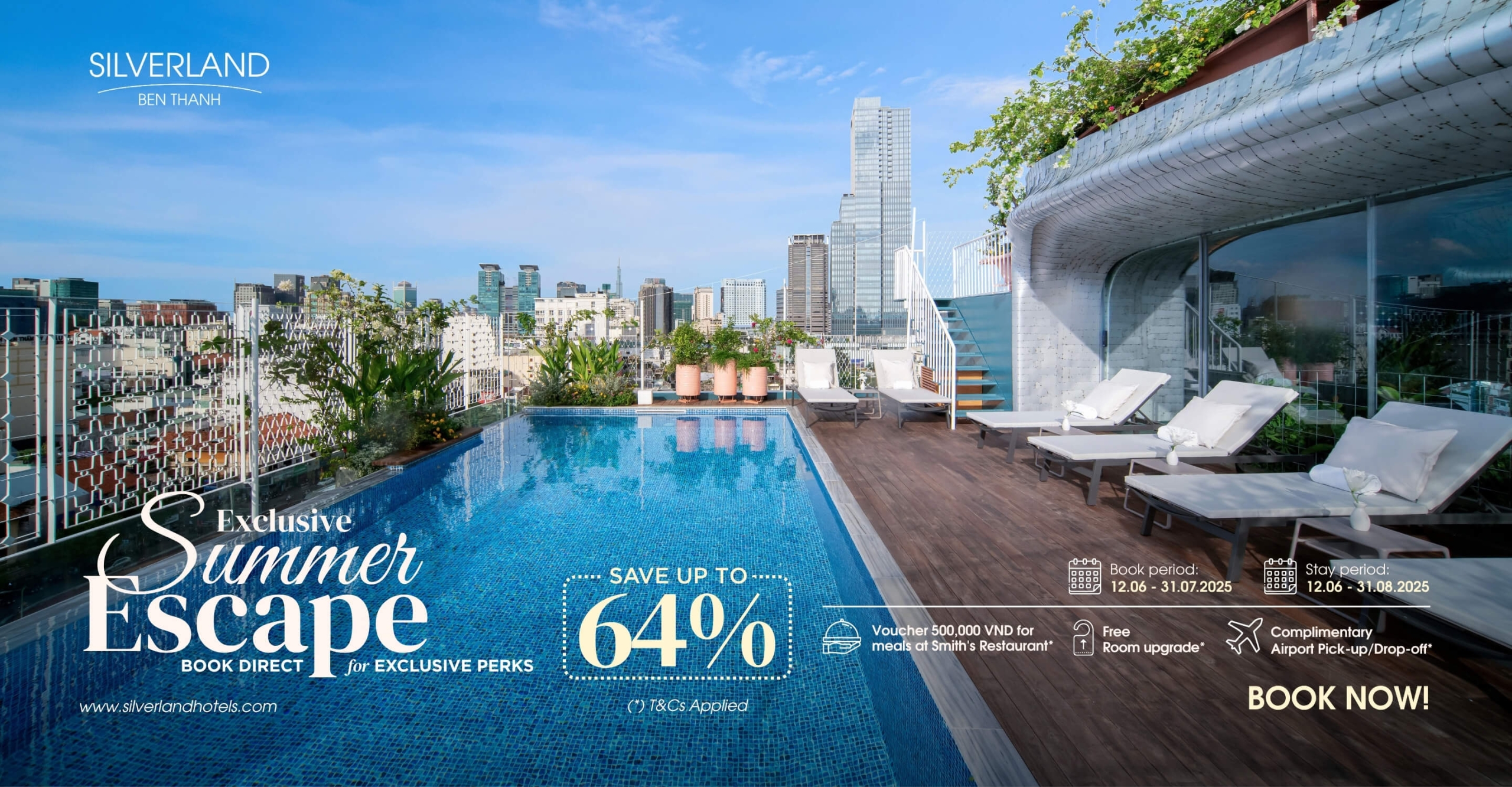 Exclusive Summer Escape – Silverland Ben Thanh Hotel